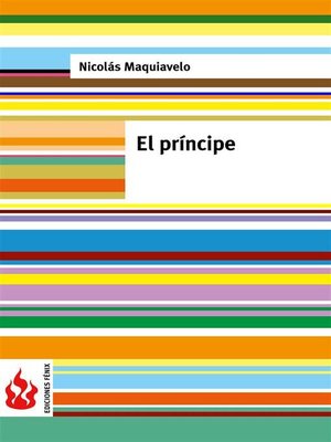 cover image of El príncipe (low cost). Edición limitada